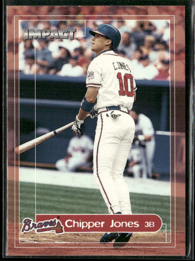 Chipper Jones 2000 Fleer Impact #105 Atlanta Braves