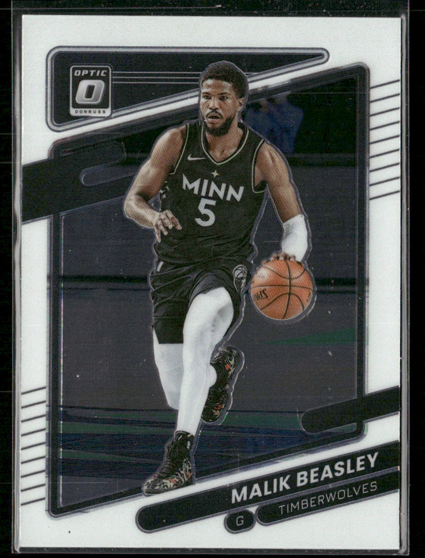Malik Beasley 2021-22 Donruss Optic #70 Minnesota Timberwolves