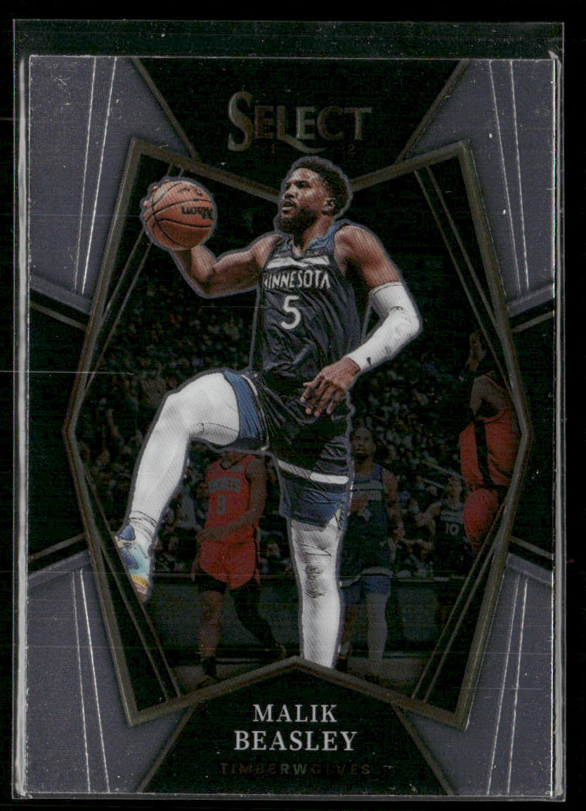 Malik Beasley 2021-22 Panini Select #137 Minnesota Timberwolves