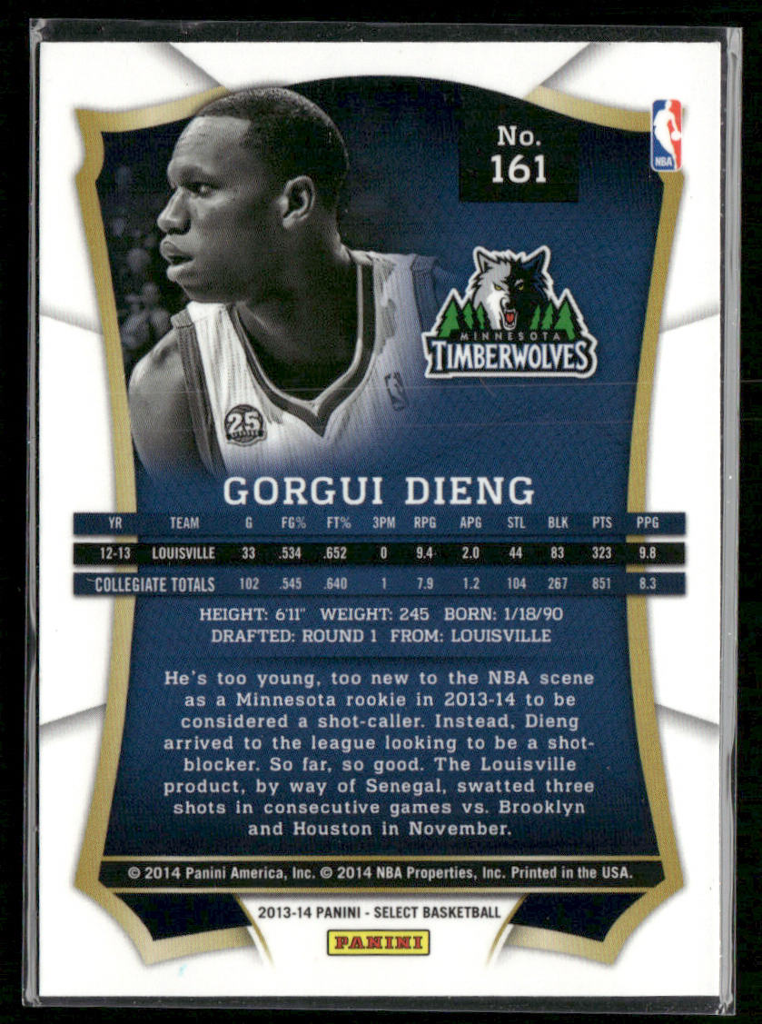 Gorgui Dieng 2013-14 Panini Select #161 RC Minnesota Timberwolves