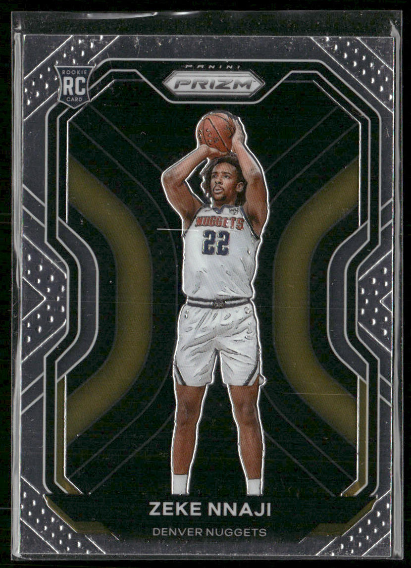 Zeke Nnaji 2020-21 Panini Prizm #266 RC Denver Nuggets