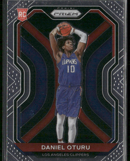 Daniel Oturu 2020-21 Panini Prizm #279 RC Los Angeles Clippers