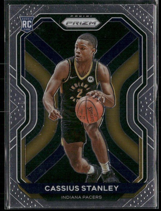 Cassius Stanley 2020-21 Panini Prizm #285 RC Indiana Pacers