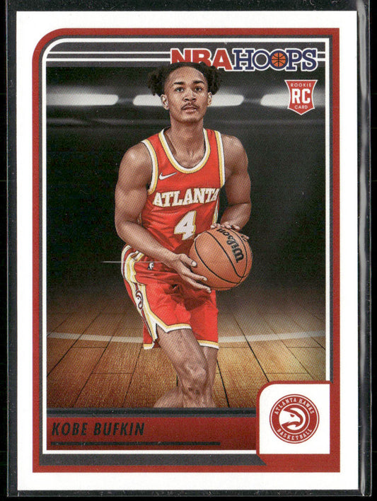 Kobe Bufkin 2023-24 Hoops #246 RC Atlanta Hawks