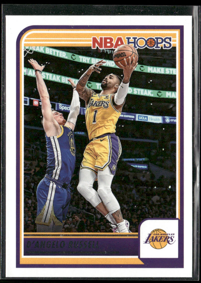 D'Angelo Russell 2023-24 Hoops #140 Los Angeles Lakers