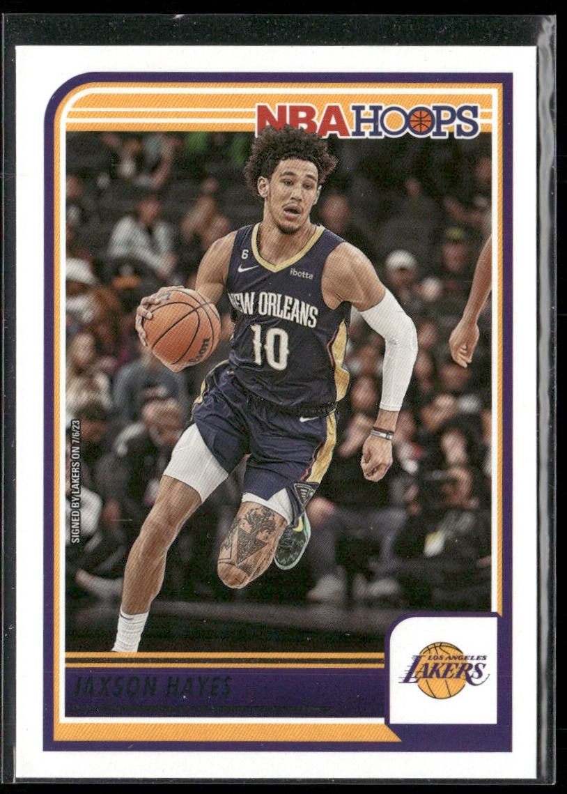 Jaxson Hayes 2023-24 Hoops #124 Los Angeles Lakers