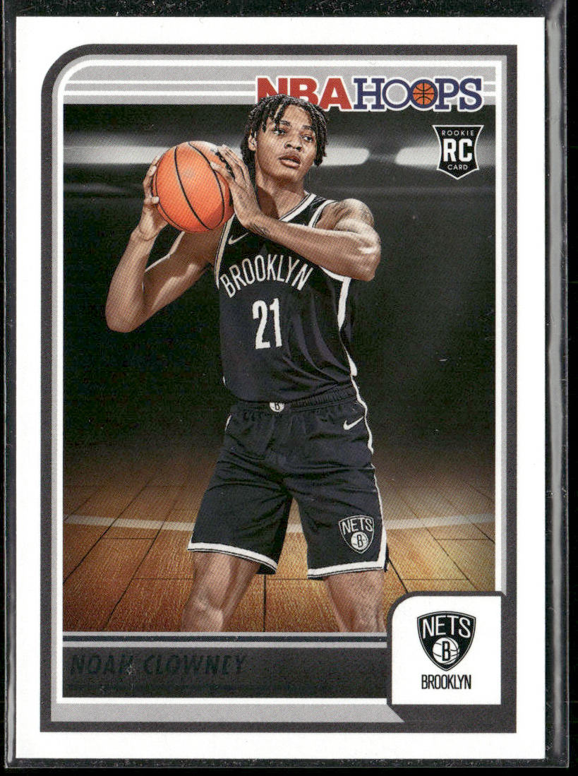 Noah Clowney 2023-24 Hoops #280 RC Brooklyn Nets
