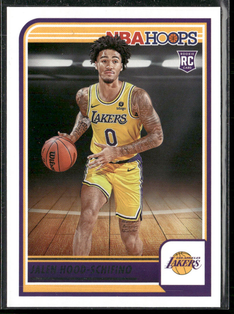 Jalen Hood-Schifino 2023-24 Hoops #238 RC Los Angeles Lakers