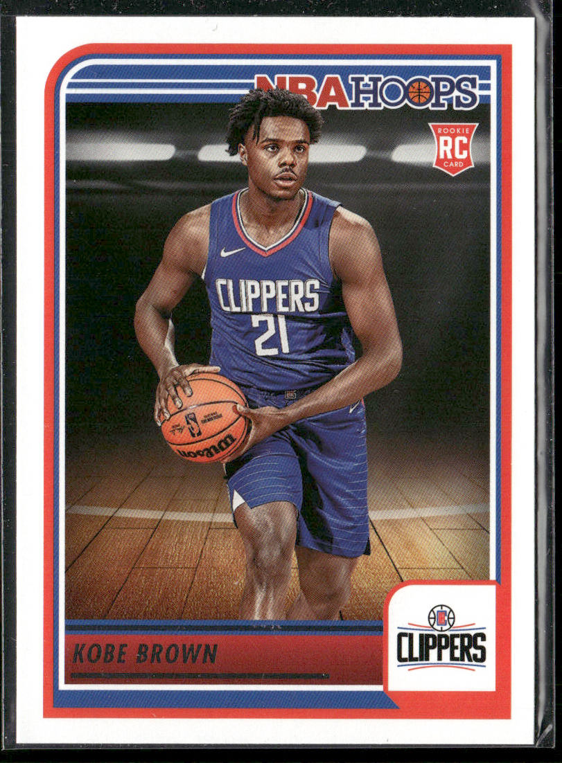 Kobe Brown 2023-24 Hoops #253 RC Los Angeles Clippers