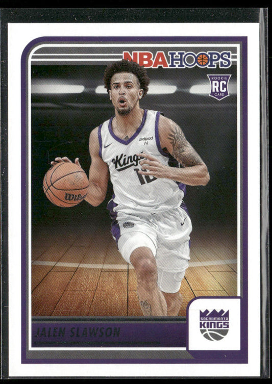 Jalen Slawson 2023-24 Hoops #279 RC Sacramento Kings