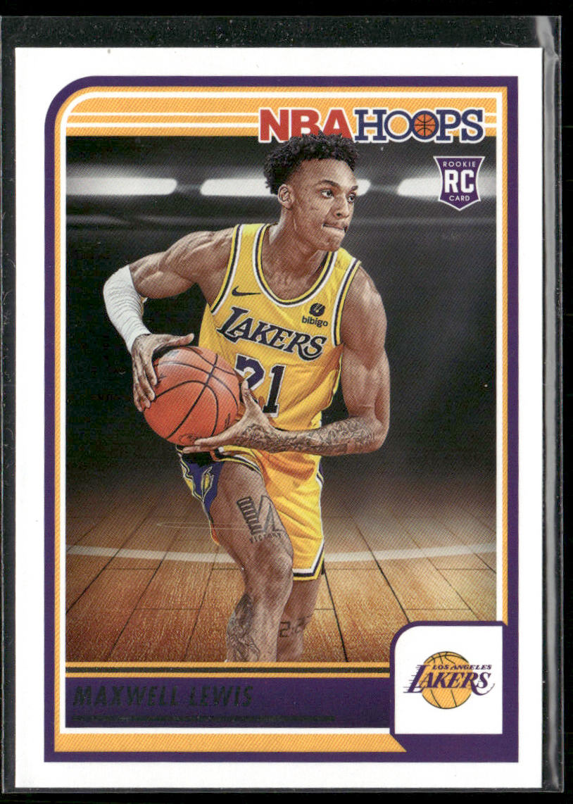 Maxwell Lewis 2023-24 Hoops #239 RC Los Angeles Lakers