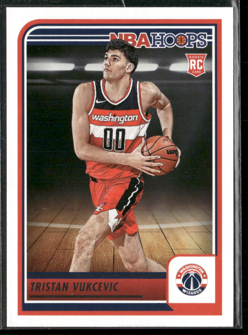 Tristan Vukcevic 2023-24 Hoops #254 RC Washington Wizards