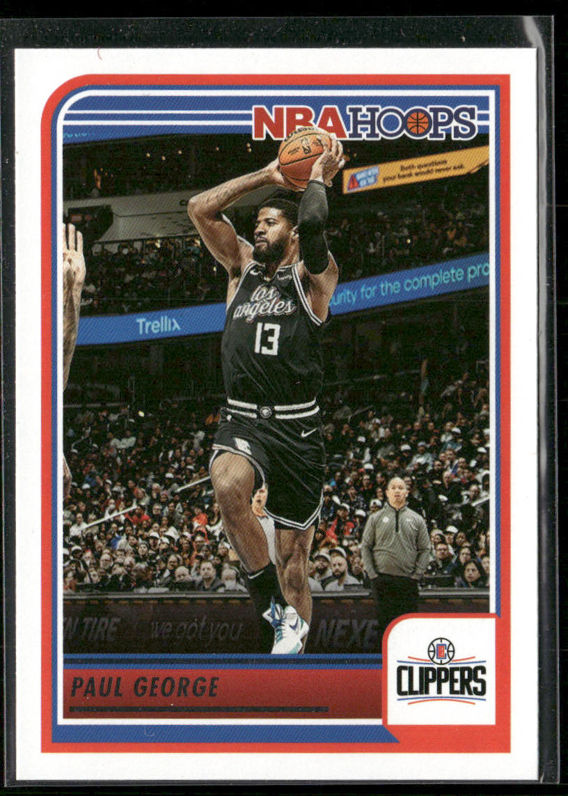 Paul George 2023-24 Hoops #206 Los Angeles Clippers
