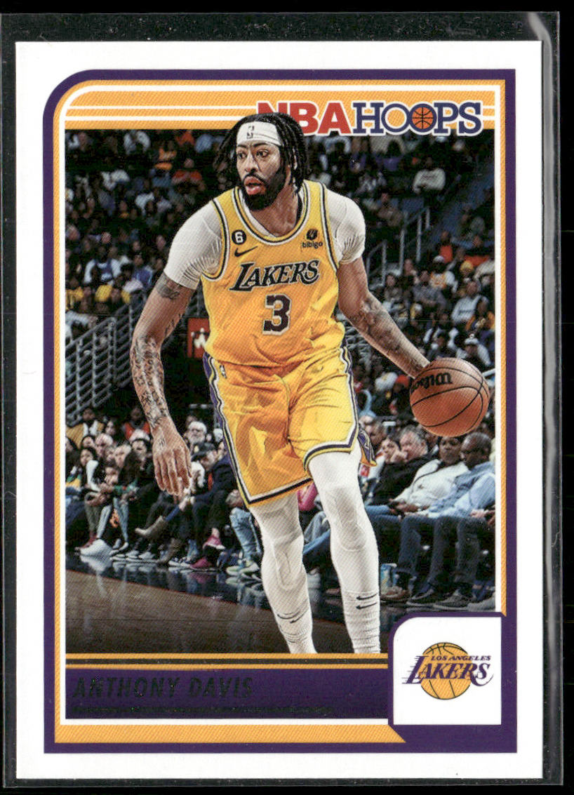 Anthony Davis 2023-24 Hoops #217 Los Angeles Lakers
