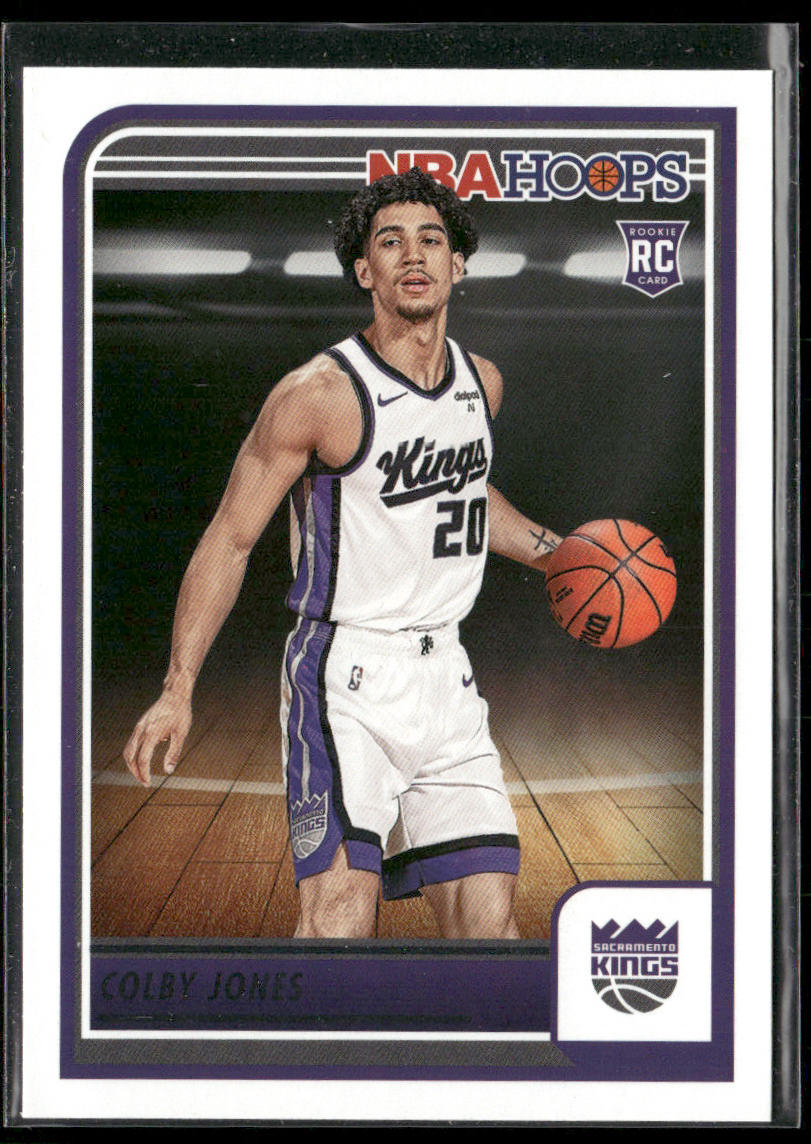 Colby Jones 2023-24 Hoops #270 RC Sacramento Kings