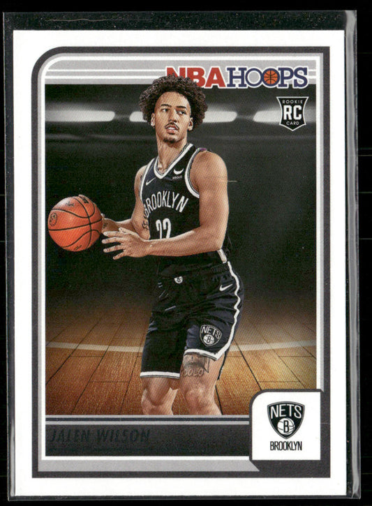 Jalen Wilson 2023-24 Hoops #258 RC Brooklyn Nets