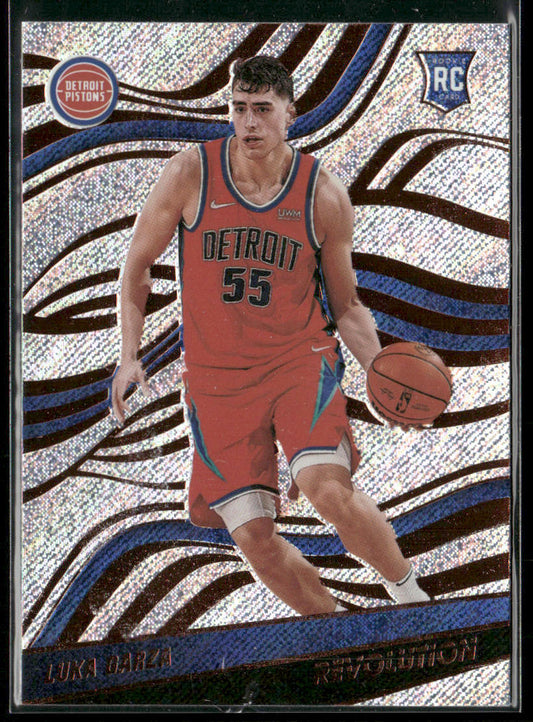 Luka Garza 2021-22 Panini Revolution #128 RC Detroit Pistons