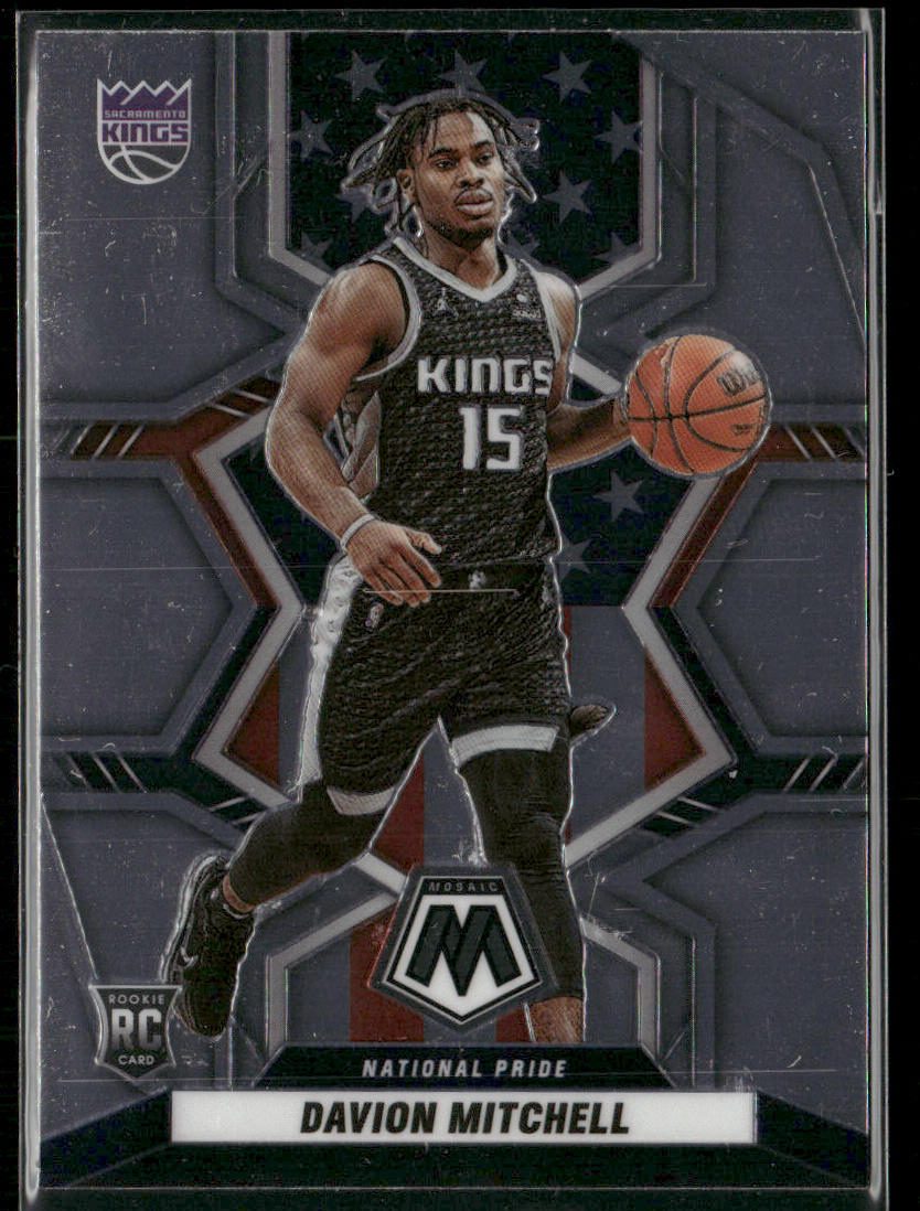 Davion Mitchell 2021-22 Panini Mosaic #254 Sacramento Kings