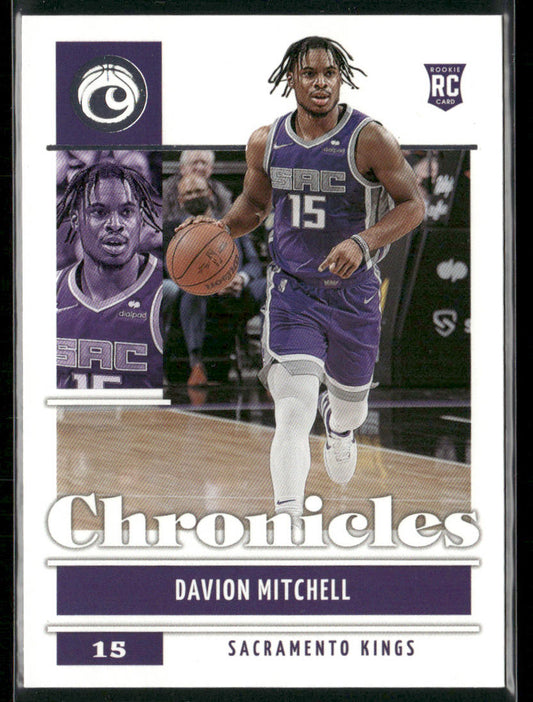 Davion Mitchell 2021-22 Panini Chronicles #42 RC Sacramento Kings