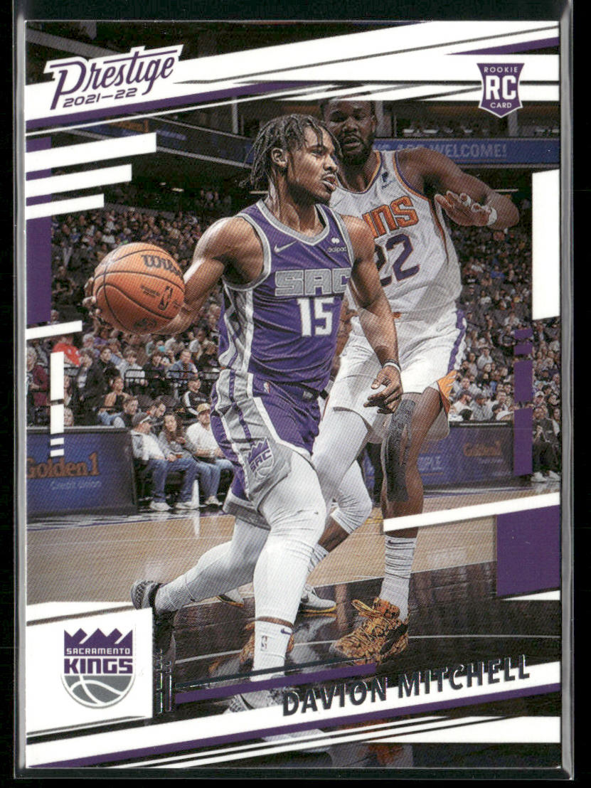 Davion Mitchell 2021-22 Panini Chronicles #51 RC Sacramento Kings