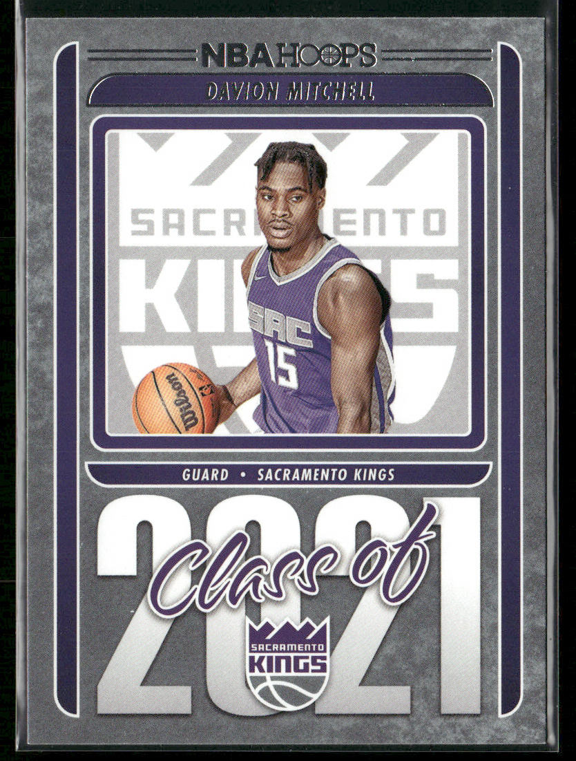 Davion Mitchell 2021-22 Hoops Class of 2021 #5 Sacramento Kings