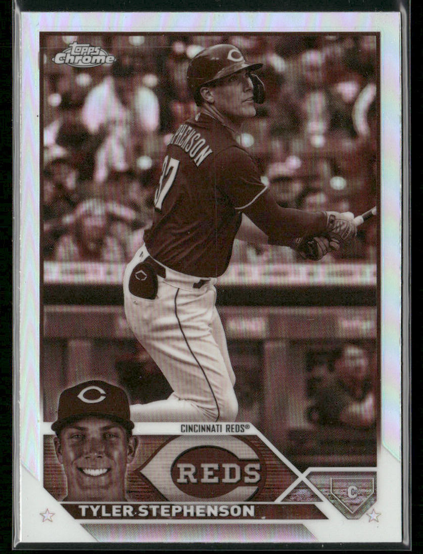 Tyler Stephenson 2023 Topps Chrome Sepia Refractors #162 Cincinnati Reds