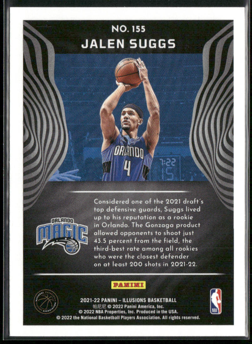 Jalen Suggs 2021-22 Panini Illusions #155 RC Orlando Magic