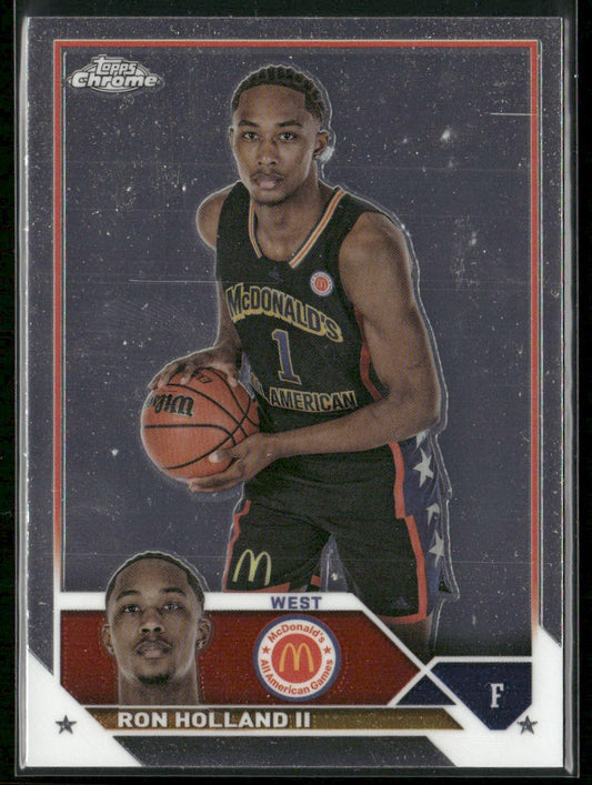 Ron Holland II 2023 Topps Chrome McDonald's All American #67