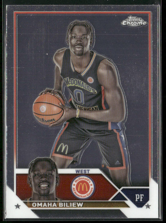 Omaha Biliew 2023 Topps Chrome McDonald's All American #61