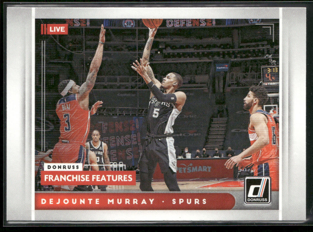 Dejounte Murray 2021-22 Donruss Franchise Features #27 San Antonio Spurs