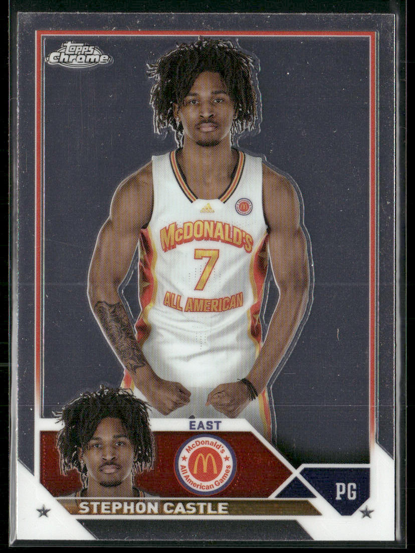 Stephon Castle 2023 Topps Chrome McDonald's All American #52