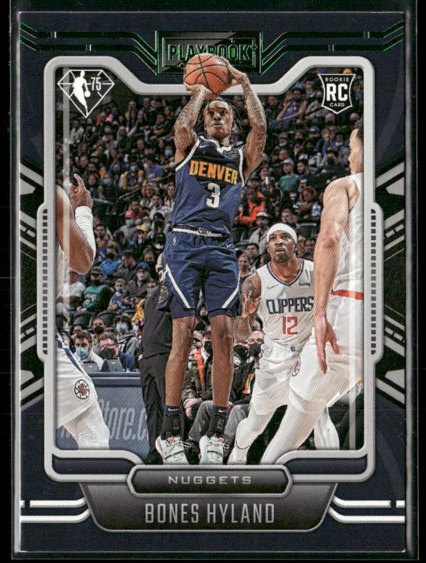 Bones Hyland 2021-22 Panini Chronicles Green #291 Denver Nuggets