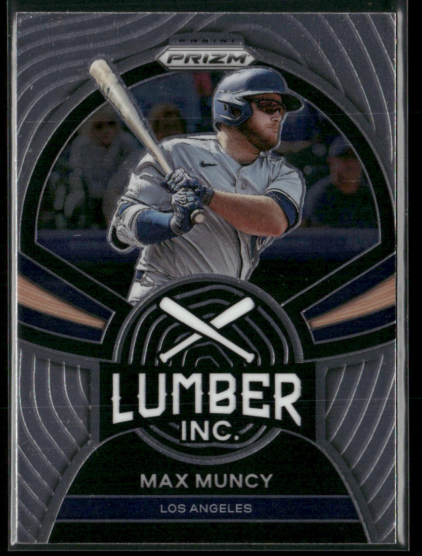 Max Muncy 2022 Panini Prizm Lumber Inc. #LI-9 Los Angeles Dodgers