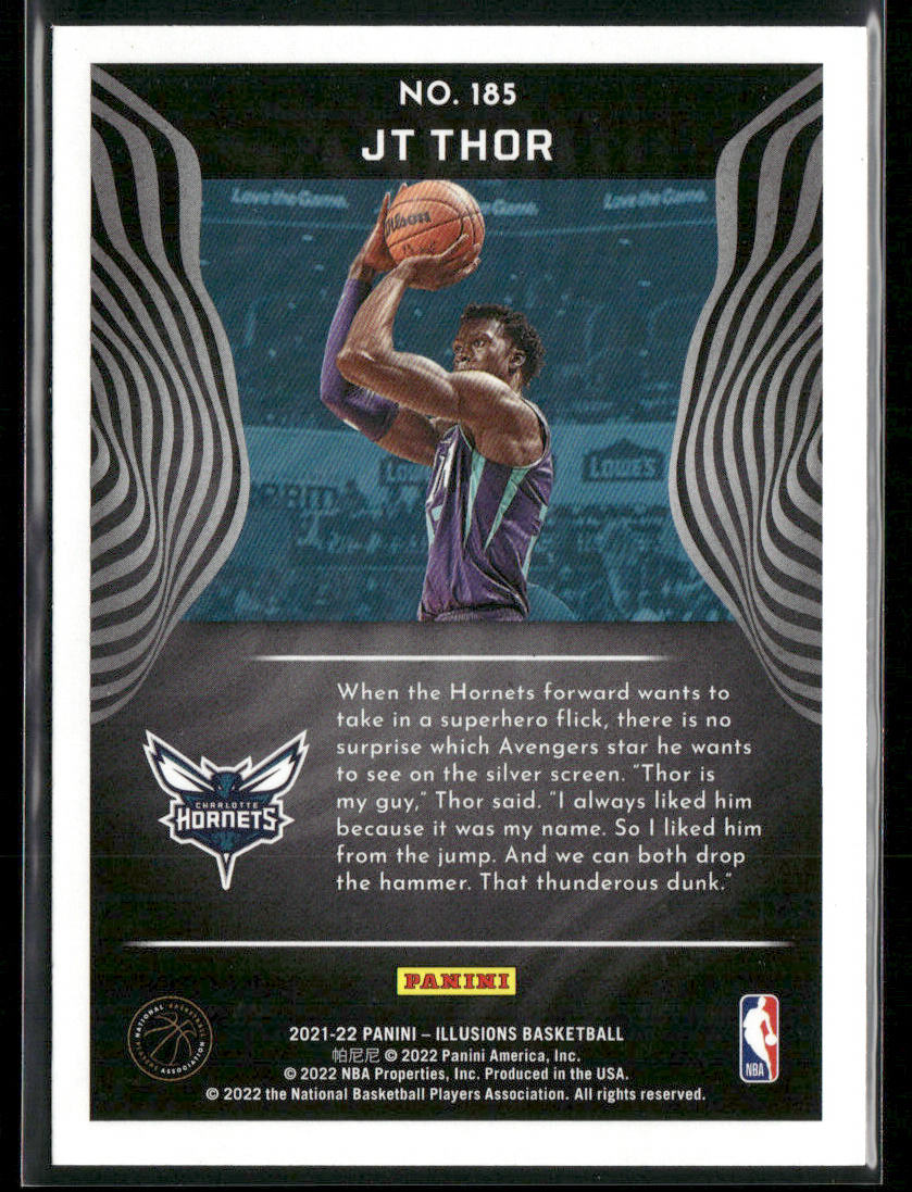 JT Thor 2021-22 Panini Illusions #185 RC Charlotte Hornets