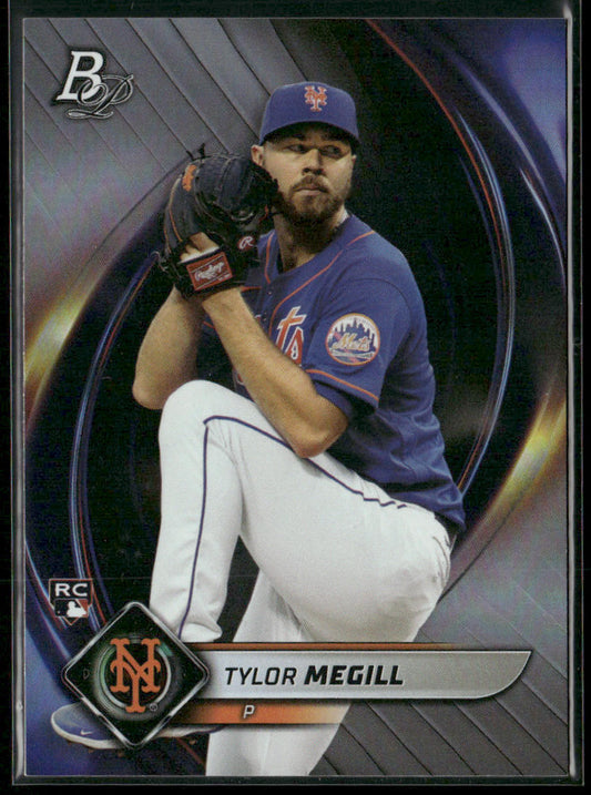 Tylor Megill 2022 Bowman Platinum #63 RC New York Mets
