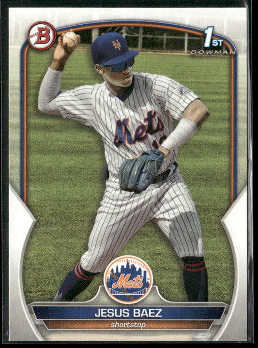 Jesus Baez 2023 Bowman Prospects #BP-12 New York Mets