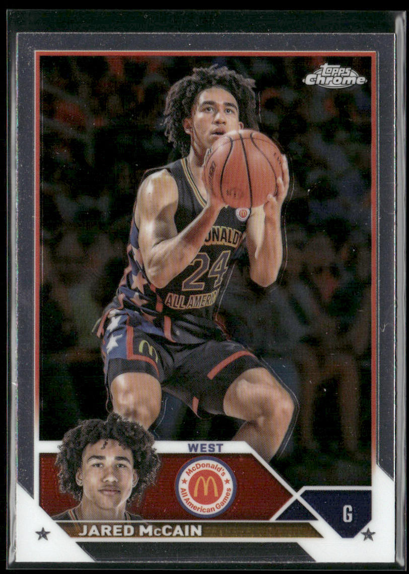 Jared McCain 2023 Topps Chrome McDonald's All American #21
