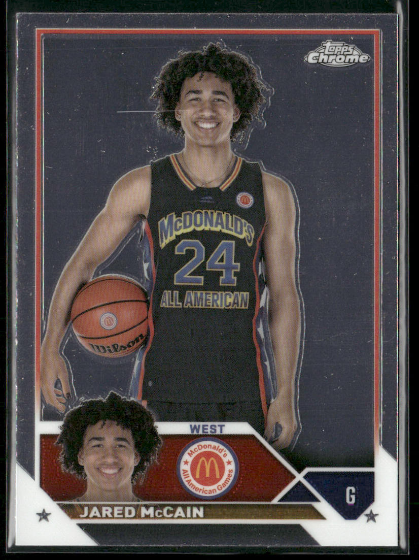Jared McCain 2023 Topps Chrome McDonald's All American #69