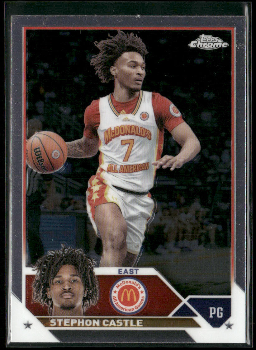 Stephon Castle 2023 Topps Chrome McDonald's All American #4