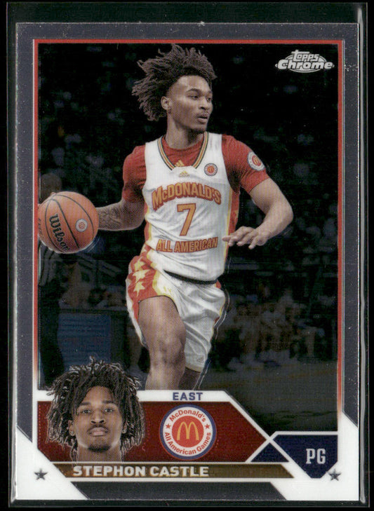 Stephon Castle 2023 Topps Chrome McDonald's All American #4
