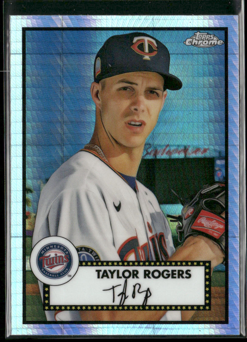 Taylor Rogers 2021 Topps Chrome Platinum Anniversary Refractor #430 Twins