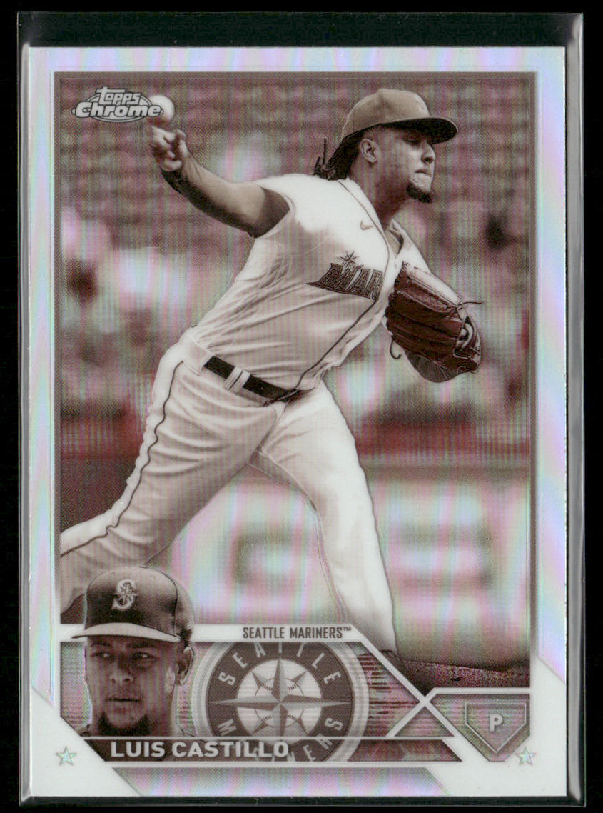 Luis Castillo 2023 Topps Chrome Sepia Refractors #13 Seattle Mariners
