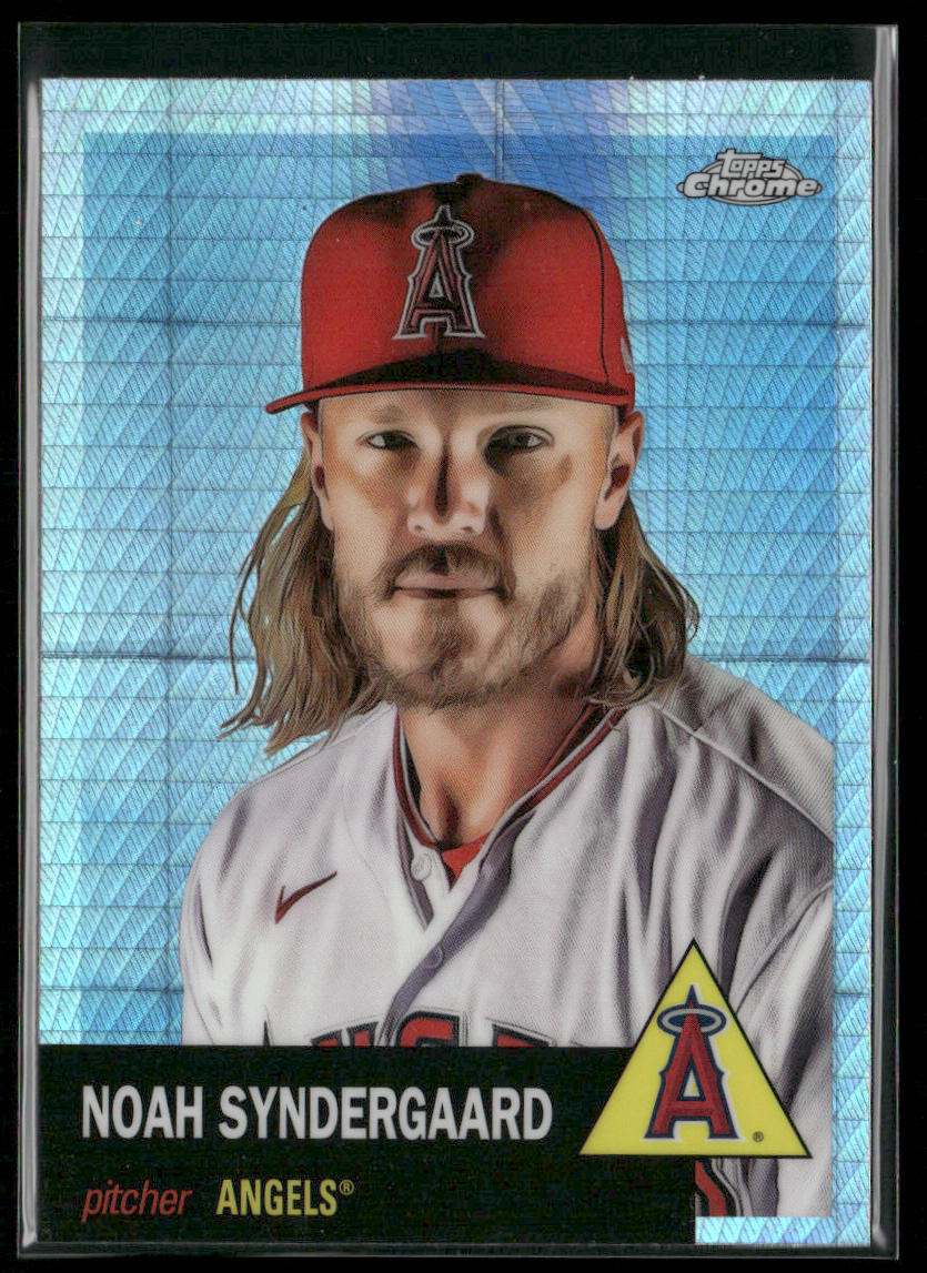 Noah Syndergaard 2022 Topps Chrome Platinum Anniversary Refractor #103 Angels