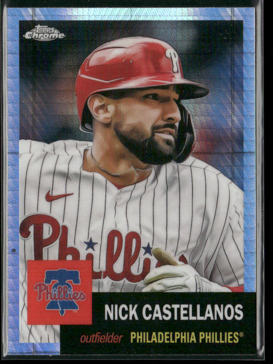 Nick Castellanos 2022 Topps Chrome Platinum Anniversary Prism Refractor #134