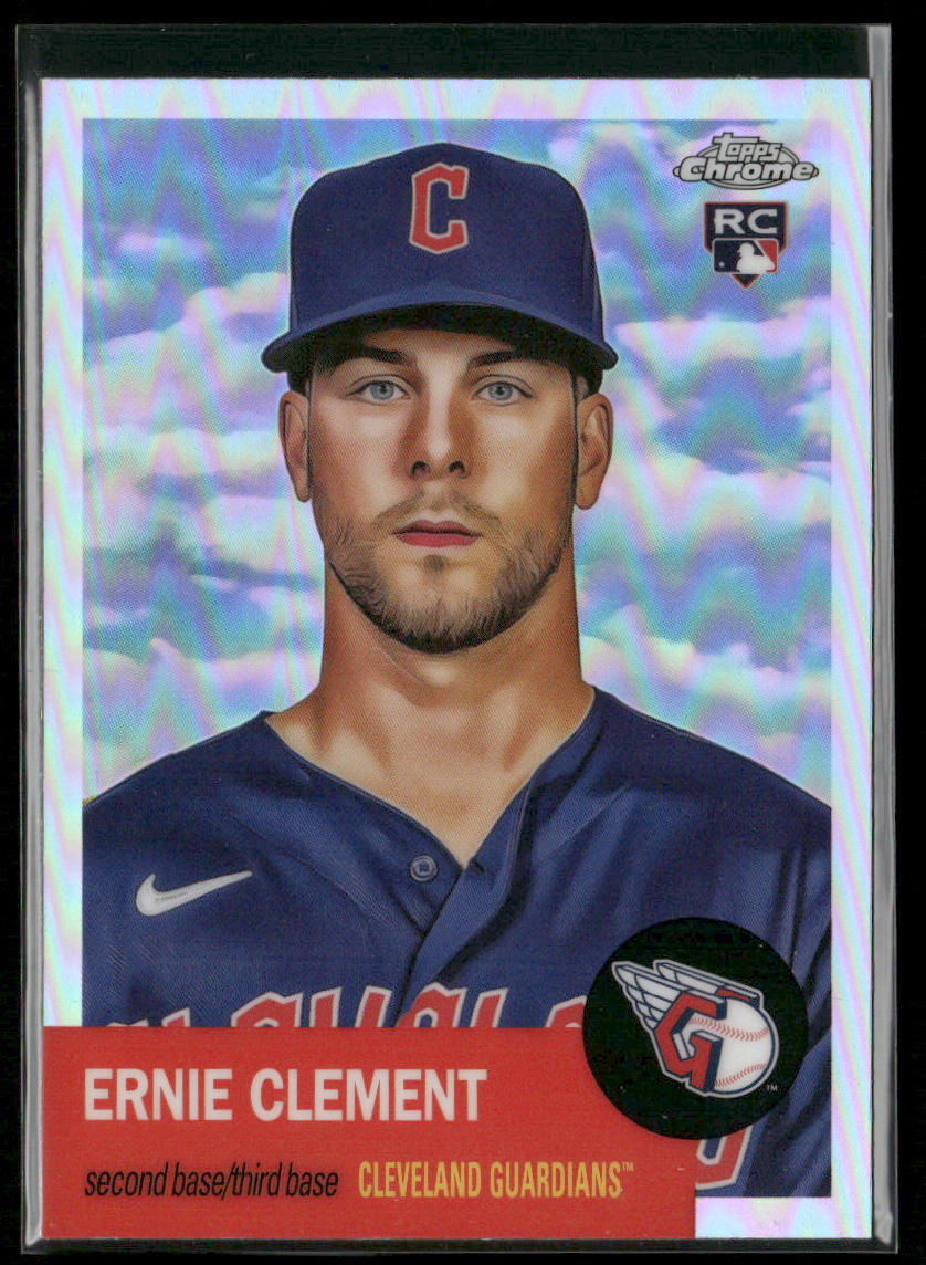 Ernie Clement 2022 Topps Chrome Platinum Anniversary Refractor #151 RC Guardians