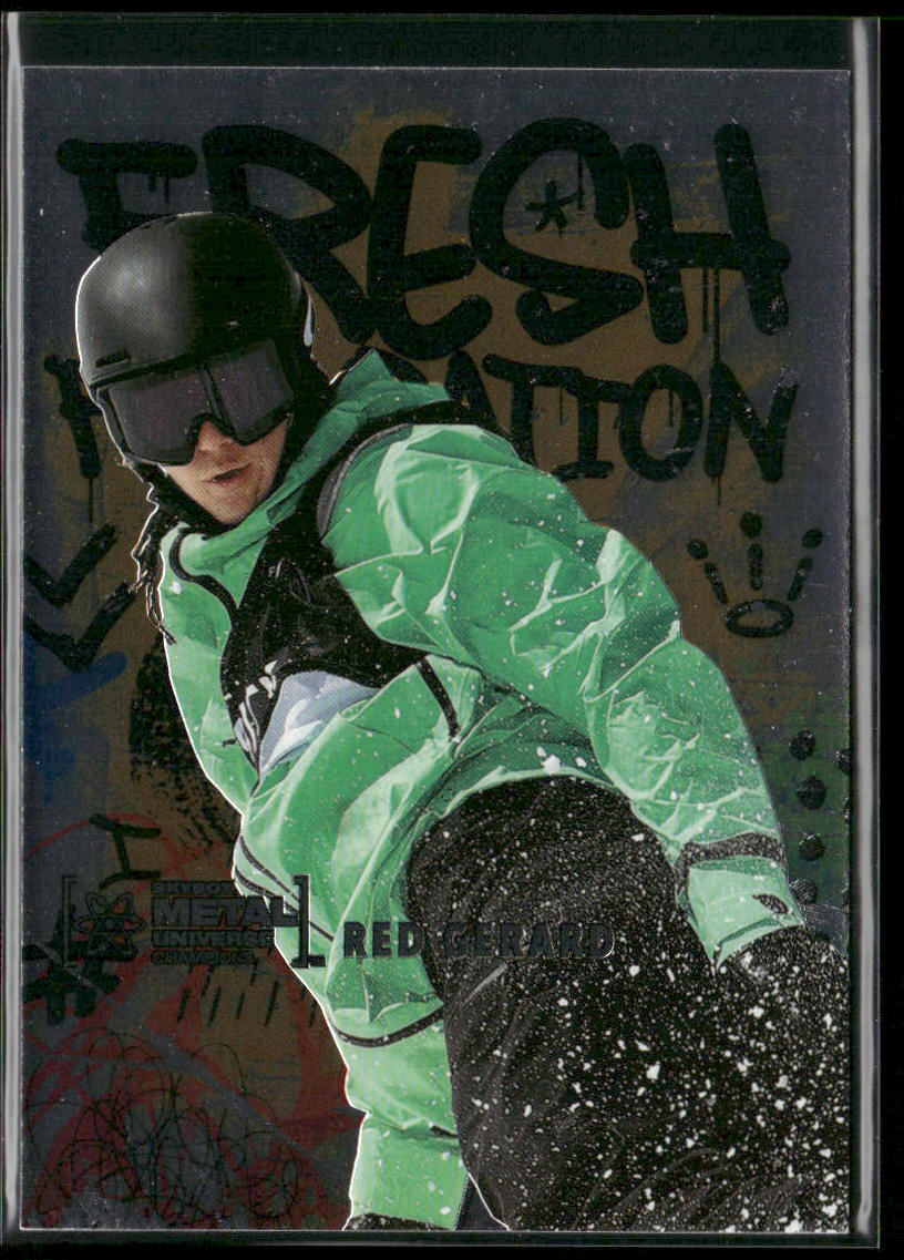 Red Gerard 2021 SkyBox Metal Universe Champions Fresh Foundation Copper #FF21