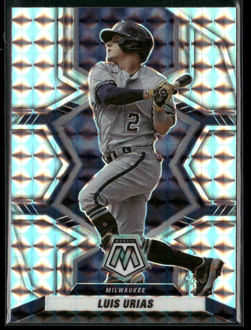 Luis Urias 2022 Panini Mosaic Mosaic #133 Milwaukee Brewers