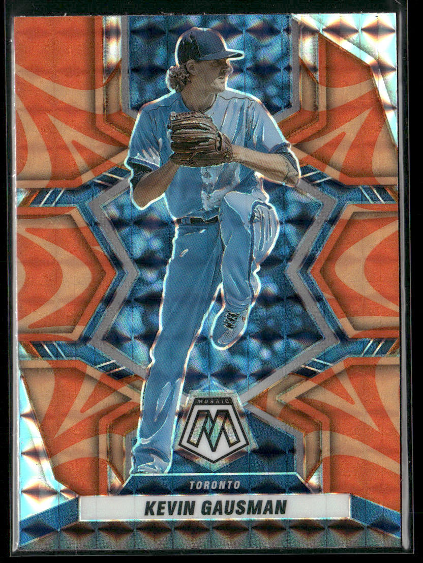 Kevin Gausman 2022 Panini Mosaic Reactive Orange Mosaic #104 Toronto Blue Jays