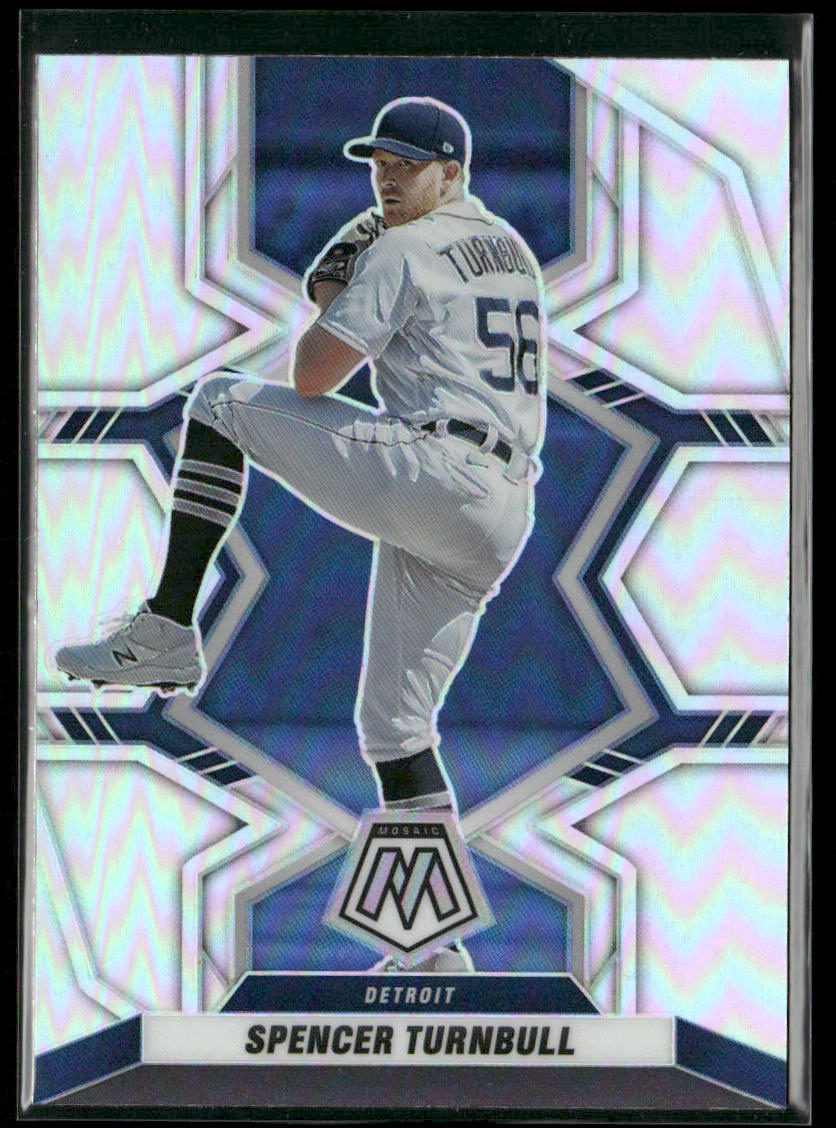 Spencer Turnbull 2022 Panini Mosaic Silver Prizm #90 Detroit Tigers
