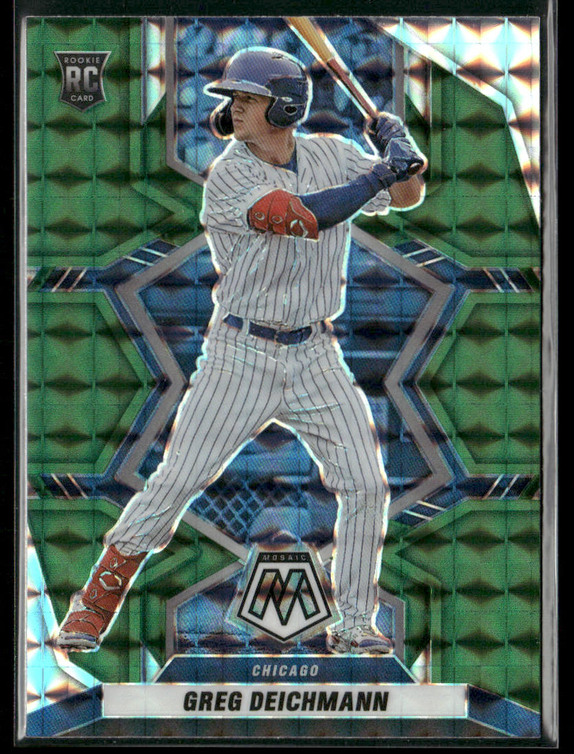 Greg Deichmann 2022 Panini Mosaic Green Mosaic #211 Chicago Cubs